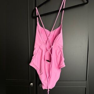 NWT Maverick Hot Pink Strappy Back Bathing Suit